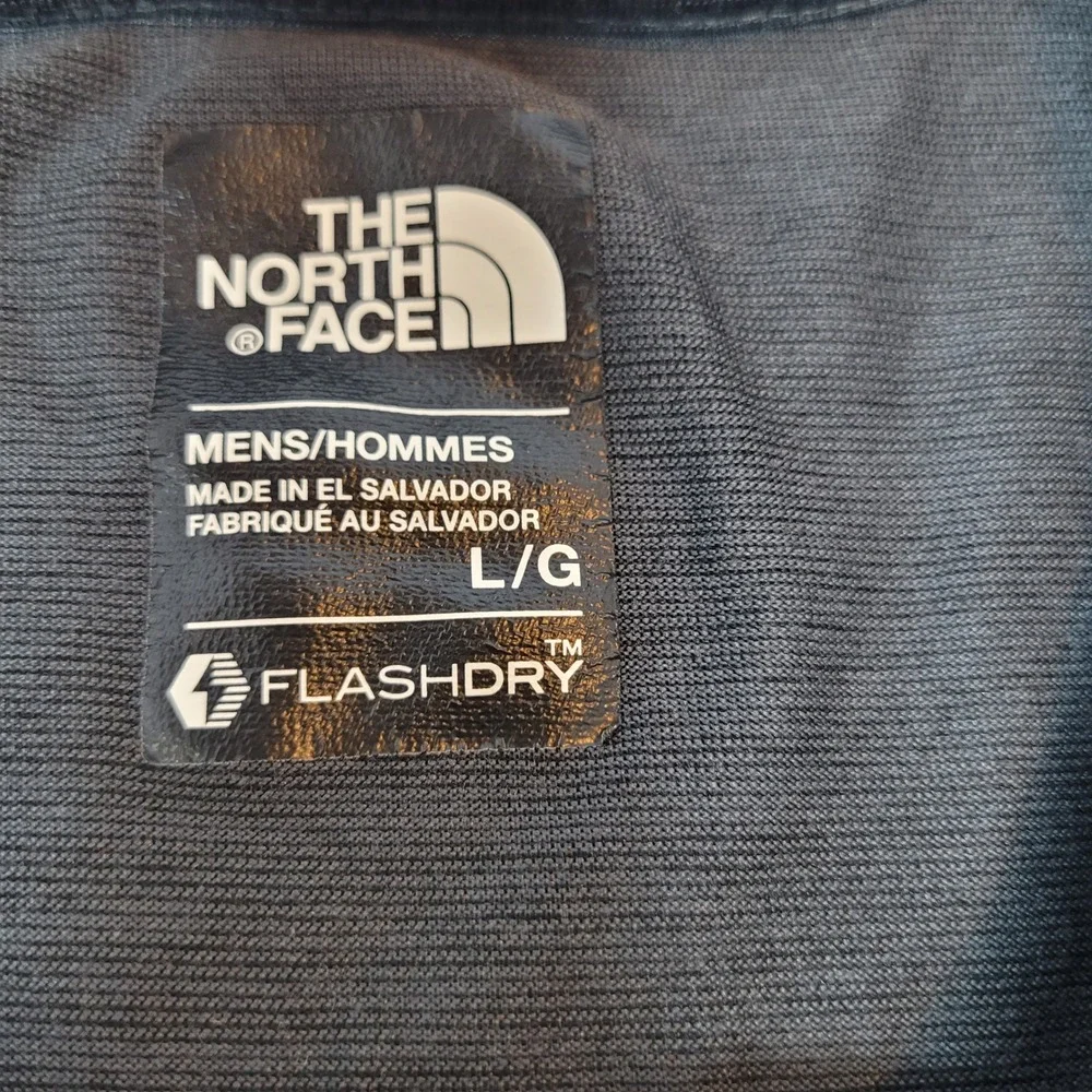 The North Face FlashDry Shirt Mens Large Grey Excellent Long Sleeve Activewear‎